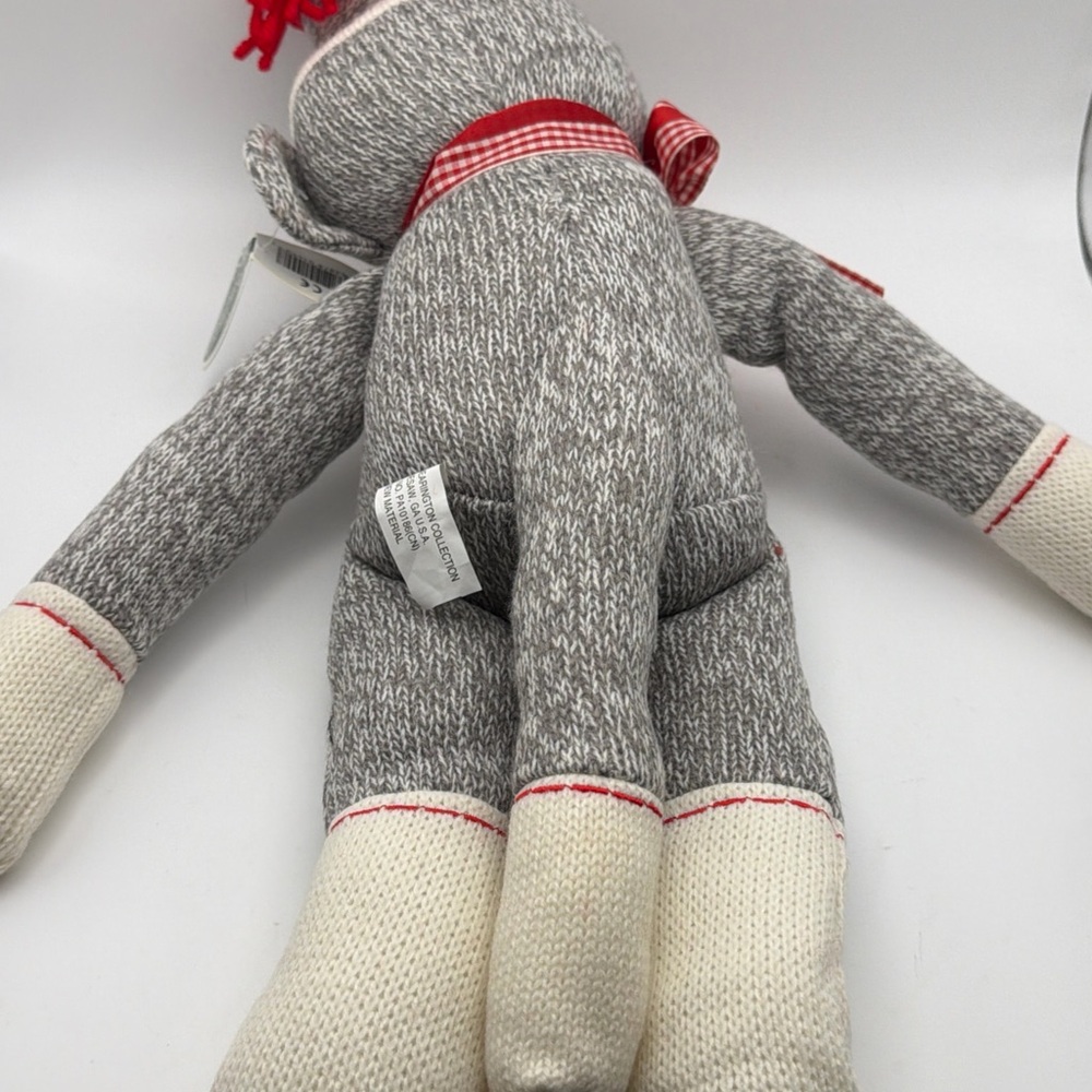 Classic Sock Monkey Stuffed Animal Toy - Picture 5 of 6